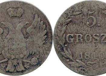 5 groszy 1840 - kropka po 5 - bardzo rzadka moneta