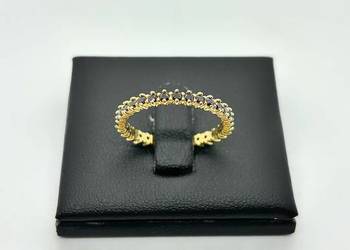 Nowy złoty pierścionek pr 585 2,05g (Rozmiar 17) Onyks, Ocechowany