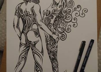 Rysunek: para - cienk - blok t. A3 250 g/m