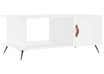 Stolik kawowy biały 90x50x40 cm materiał drewnopochodny WM-829460