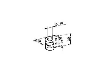 Uchwyt zamka nastawnego 11764
