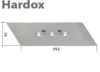 Dłuto 100ha! HARDOX 930771270/L części do pługa POTTINGER