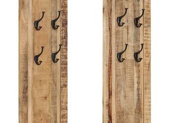 vidaXL Wieszaki na płaszcze, 2 szt., lite drewno mango(SKU:337853)