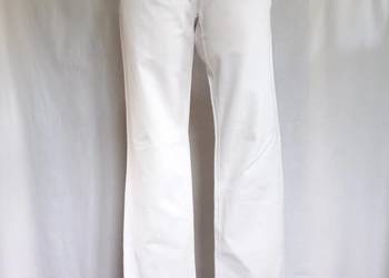 Spodnie białe Jeans damskie r. M stan bdb