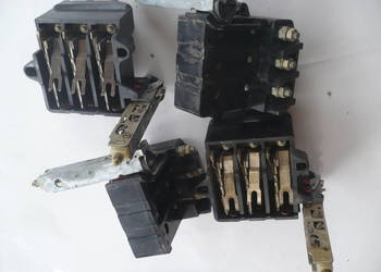 Styczniki, cewki, gniazda, wkłady do gniazd - nowe i używne