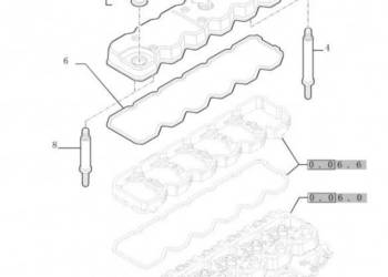 New Holland T6010 Osłona zaworu 2853857