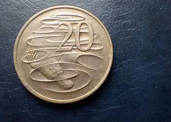 Stare monety 20 cent 1970 Australia
