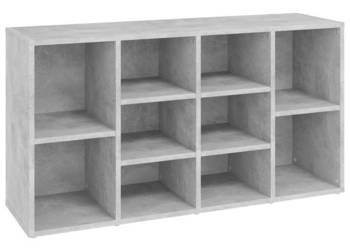 Ławka z miejscem na buty szara 103x30x545 cm WM-803294