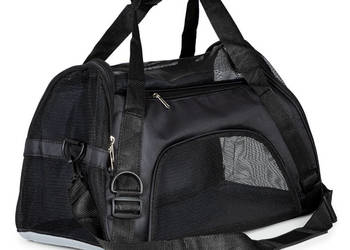 Transporter podróżny torba dla zwierząt kota psa czarny