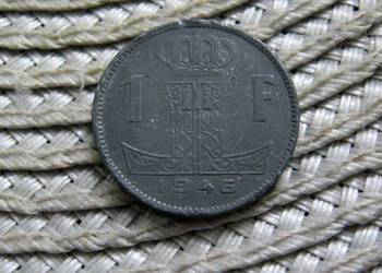 Belgia 1 Frank 1946r - Cynk