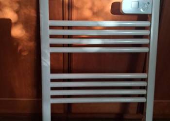 Grzejnik elektryczny łazienkowy , 500W, 98x54,5x9 cm ,biały,