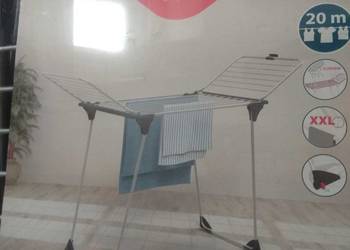 Aluminiowa, rozkładana suszarka na pranie