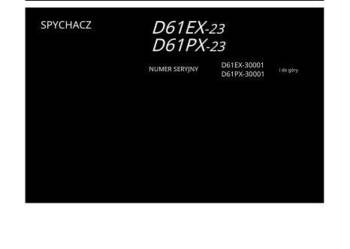 Komatsu D61EX-23 D61PX-23 instrukcja napraw PL