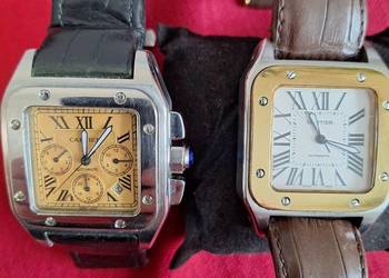 Zegarek Cartier. Automatyczny. Dwie sztuki.