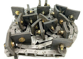 AH148021 Przenośnik do podnośnika kolczastego 115 ogniw, 19 zgarniaczy, t=4