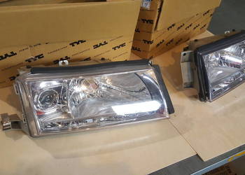 Lampy reflektory przednie przód Skoda Octavia I H3 + H4 prawa lewa