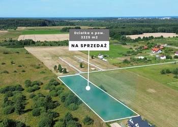 Działka Jezierzany 3225 m², 3 km od morza, MN/U, 250 000 zł