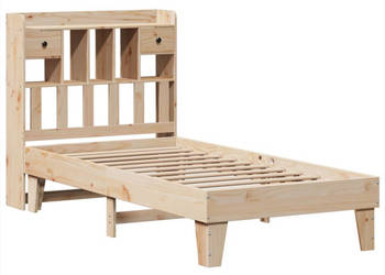 Rama łóżka bez materaca lite drewno sosnowe 90x190 cm WM-3308864