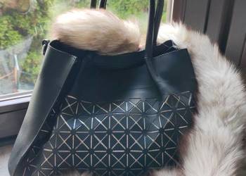 torebka do ręki shopper worek elegancka zdobiona tłoczony wzór