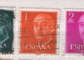 Zn. Hiszpania Mi 1049 - 51 kas  1955