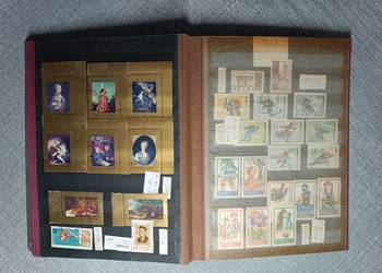 Znaczki pocztowe polskie z lat 1964 do 1988 wraz z klaserami