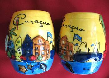 Sól i pieprz - Porcelana - Curacao 6 x 5,5 x 5,5 cm Luke-A-Tuke