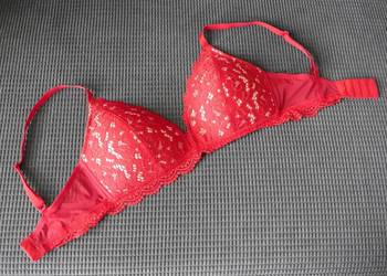 H&M piękny biustonosz koronka 75D