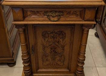 Bardzo ładna komoda,szafka neorenesans dąb-sklep Dąbrowa Górnicza