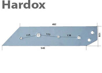 Płoza długa HARDOX 80603/P 74603/P części do pługa OVERUM