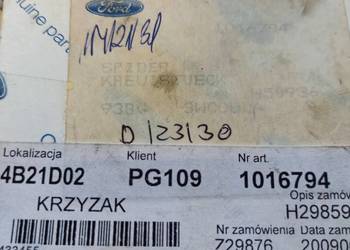 1016794/93BG-3W008-DA Krzyżak przegubu wewn.