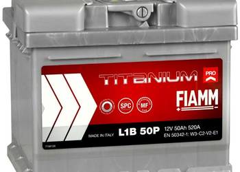 Akumulator 12V 50Ah 520A FIAMM TITANIUM PRO Prawy Plus