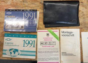 Chevrolet Caprice instrukcja ksiązka