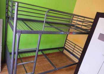 Łóżko piętrowe metalowe Ikea