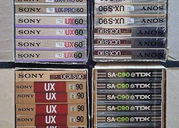 Kaseta SONY, TDK, MAXELL, TEAC, MARANTZ, HITACHI, NATIONAL, BASF