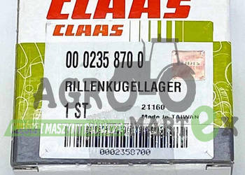 0002358700,  235870, 0002355700, 1178583 ŁOŻYSKO CLAAS