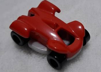 Samochodzik, czerwone autko, 3cm, SD263, Kinder (Zabawka)