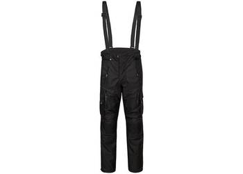 SPODNIE MOTOCYKLOWE z SZELKAMI DISCOVERY CZARNE /XL/3XL/4XL