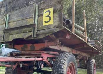 Przyczepa wywrotka 3-stronna 6T DO REMONTU z Niemiec