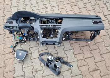 DESKA ROZDZIELCZA KONSOLA PODUSZKA AIRBAG PASY PEUGEOT 508 I 2011R