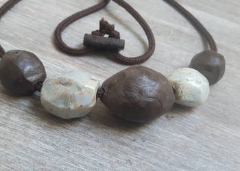 Naszyjnik wykonany ręcznie.