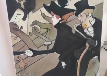 Kopia obrazu DIVAN JAPONAIS TOLOUSE-LAUTREC