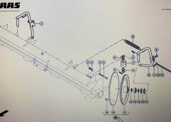 CLAAS 00 0952 132 0/CLAAS Corto tarcza pokosu