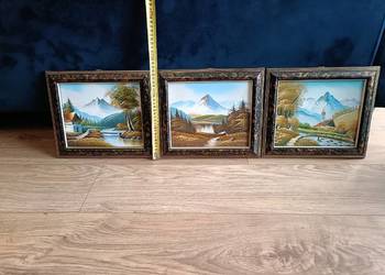 Obraz obrazy ręcznie malowane pejzaże PRL DDR