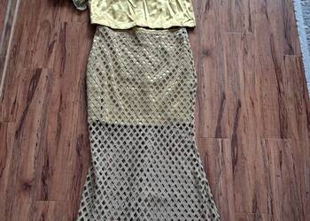 nowa dwuczęściowa kreacja wieczorowa rozmiar XL brak metki