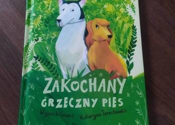 Zakochany grzeczny pies