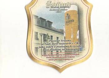 Svijany  - podstawka do piwa. Nr. 13.