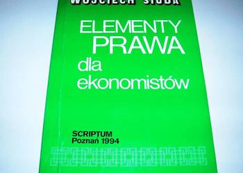 Elementy prawa dla ekonomistów Wojciech Siuda