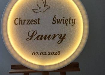 Koło z oświetleniem - dekoracja - Chrzest Święty - NOWOŚĆ