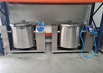 kocioł warzelny z mieszadłem 2x150 litrów