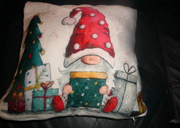 Poszewka Mikołaj  40cm x 40 cm